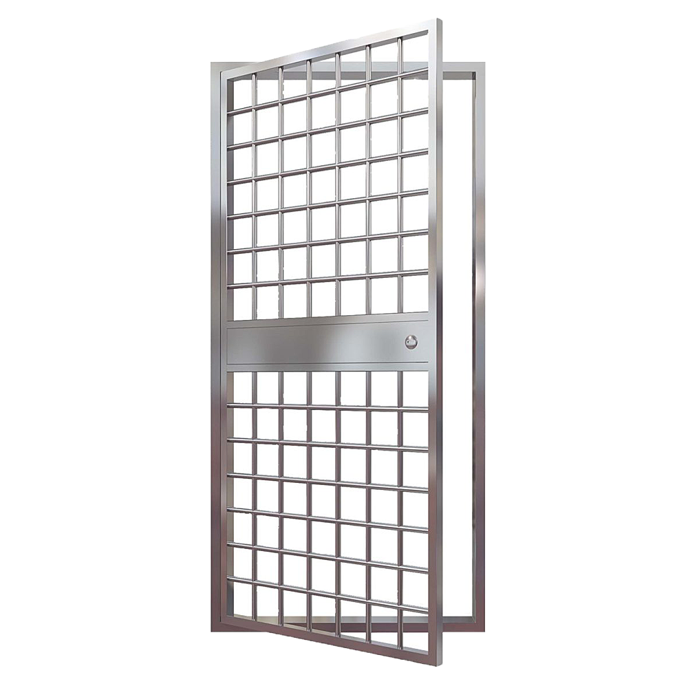 Стальная решетчатая входная дверь для КХН RS-320