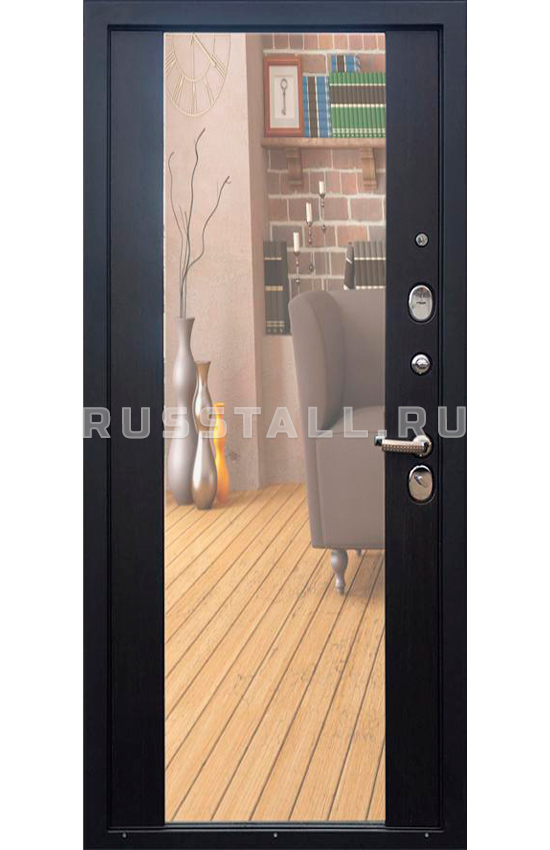 Входная дверь с зеркалом RS67