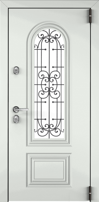 Входная стальная дверь в частный дом RS-385