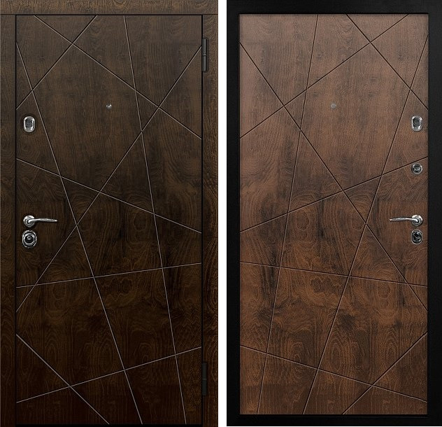 Входная стальная дверь в частный дом RS-365