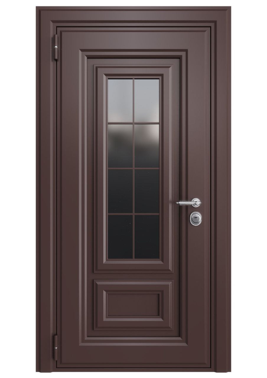 Металлическая дверь с металлофиленкой 